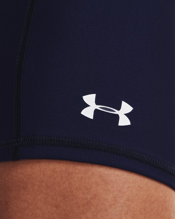 Women's UA Team Shorty 4" Shorts in Blue image number 3